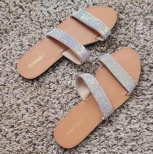 Flat Sandals, Lola, Nude